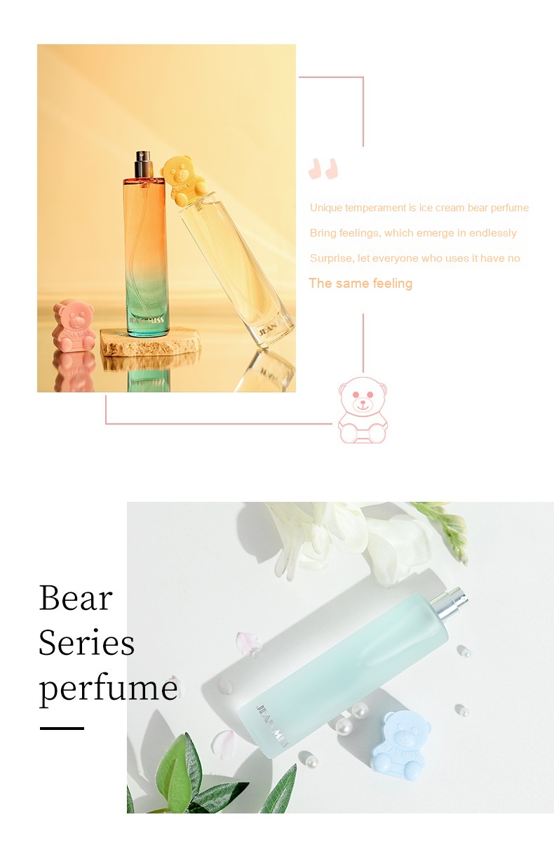 Parfum durable pour femme, crème glacée, ours de dessin animé, nouvelle étudiante, prix compétitif, rouge net_voghion.com