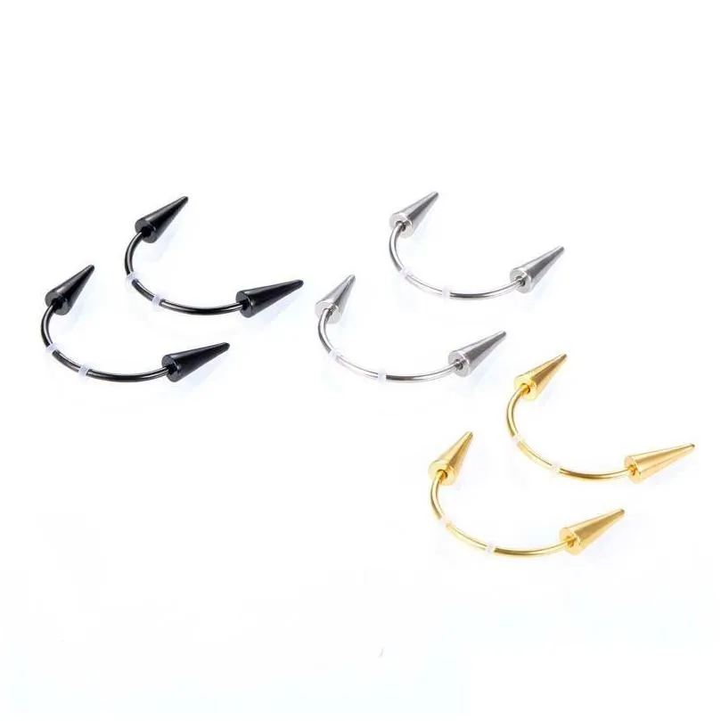 Grillz, grilles dentaires suceuses de sang en acier inoxydable, dents de tigre, piercing pour les lèvres et les ongles, livraison directe, bijoux pour le corps, Dhbne_voghion.com
