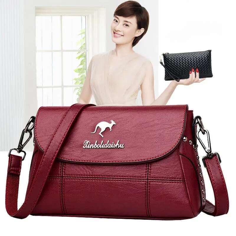 Vera pelle Texture 2025 Nuova borsa da donna alla moda versatile piccola grande capacità borsa per mamma di mezza età_voghion.com