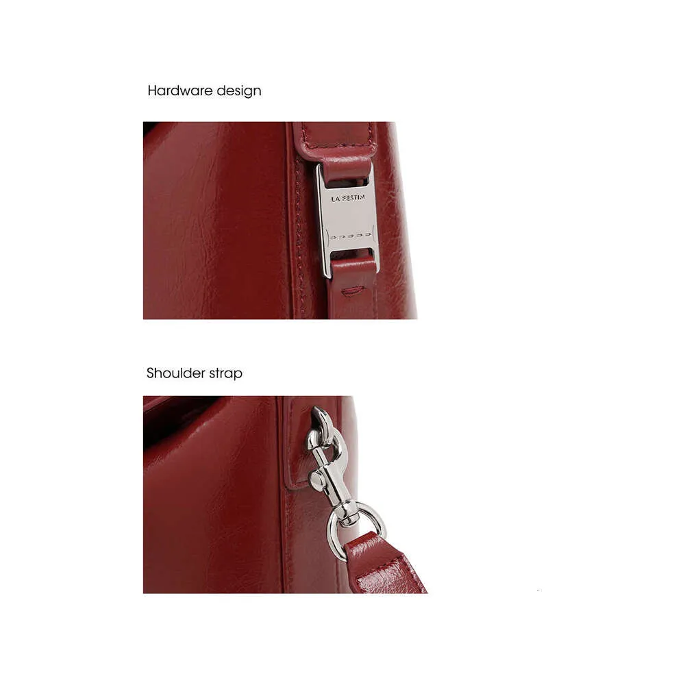 LA FESTIN Original 2023 Neue Handtasche Damen Schulter Crossbody Damen Leder Tragbare Eimer Marke Tasche_voghion.com