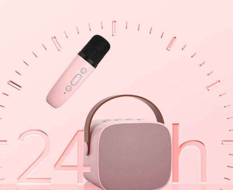 Microphone And Speaker Integrated Microphone Home Wireless Bluetooth Universal Singing Karaoke Children Small Family Ktv Set_voghion.com