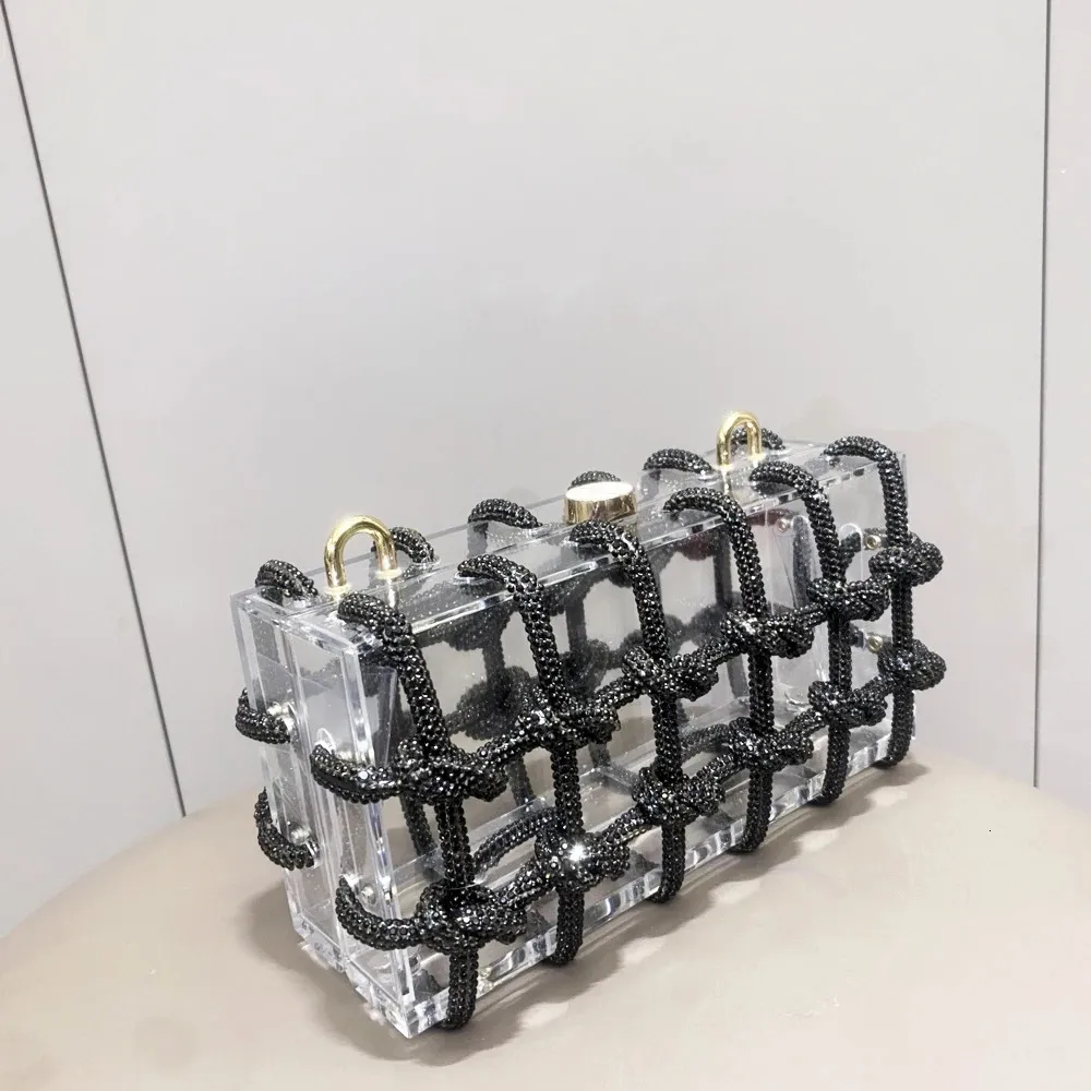 Strass-Abendtaschen aus Silberkristall, handgefertigt für Damen, Geldbörsen und Handtaschen, Designer-Banketttasche_voghion.com