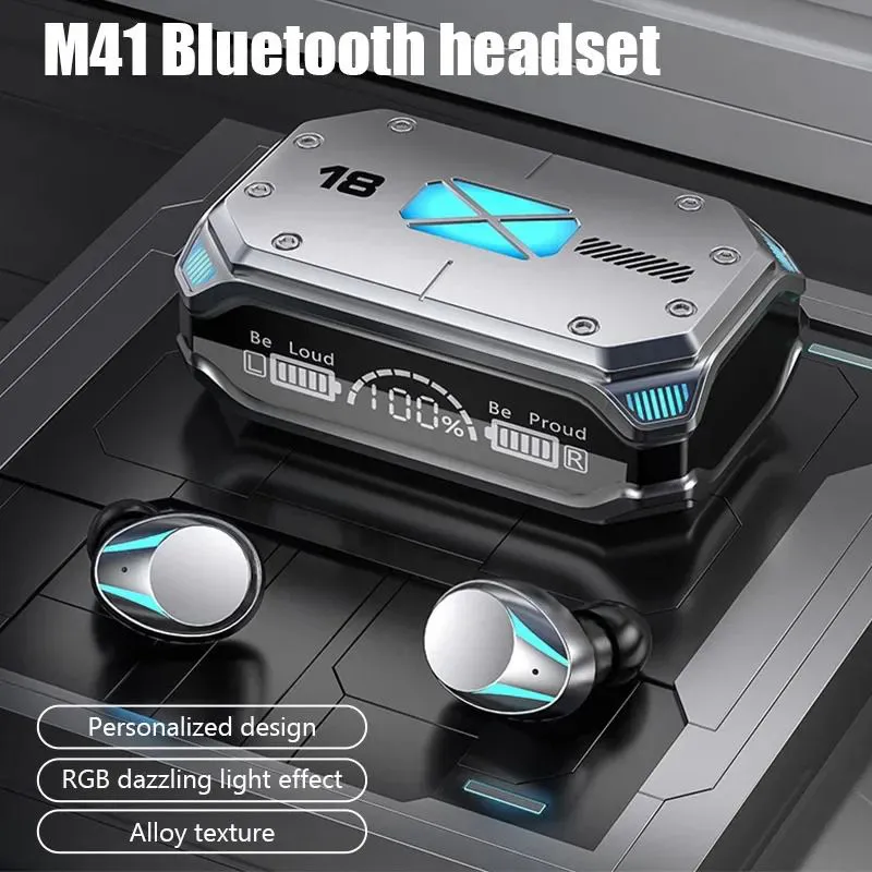 Bluetooth Headphones Wireless Earbuds With Led Digital Display_voghion.com