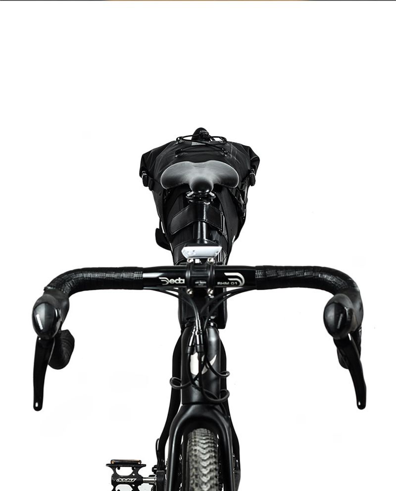 RHINOWALK Rhino Full Waterproof Bicycle Saddle Tail Bag Large Capacity 10L Road Bike Lightweight Long Distance Riding_voghion.com