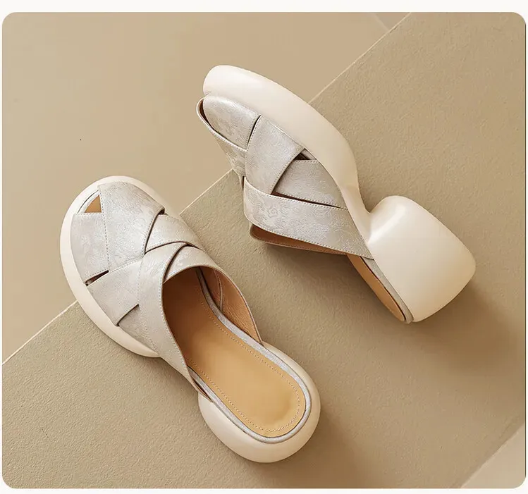 Women's Mules Sandals Casual Low Heels Comfortable Summer Slides_voghion.com