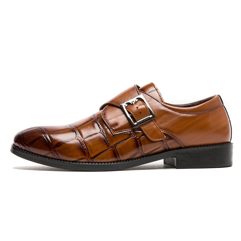 Heren Business Casual Dress Oxfords Formele Veterschoenen voor Kantoor, Feesten en Dagelijks Gebruik_voghion.com