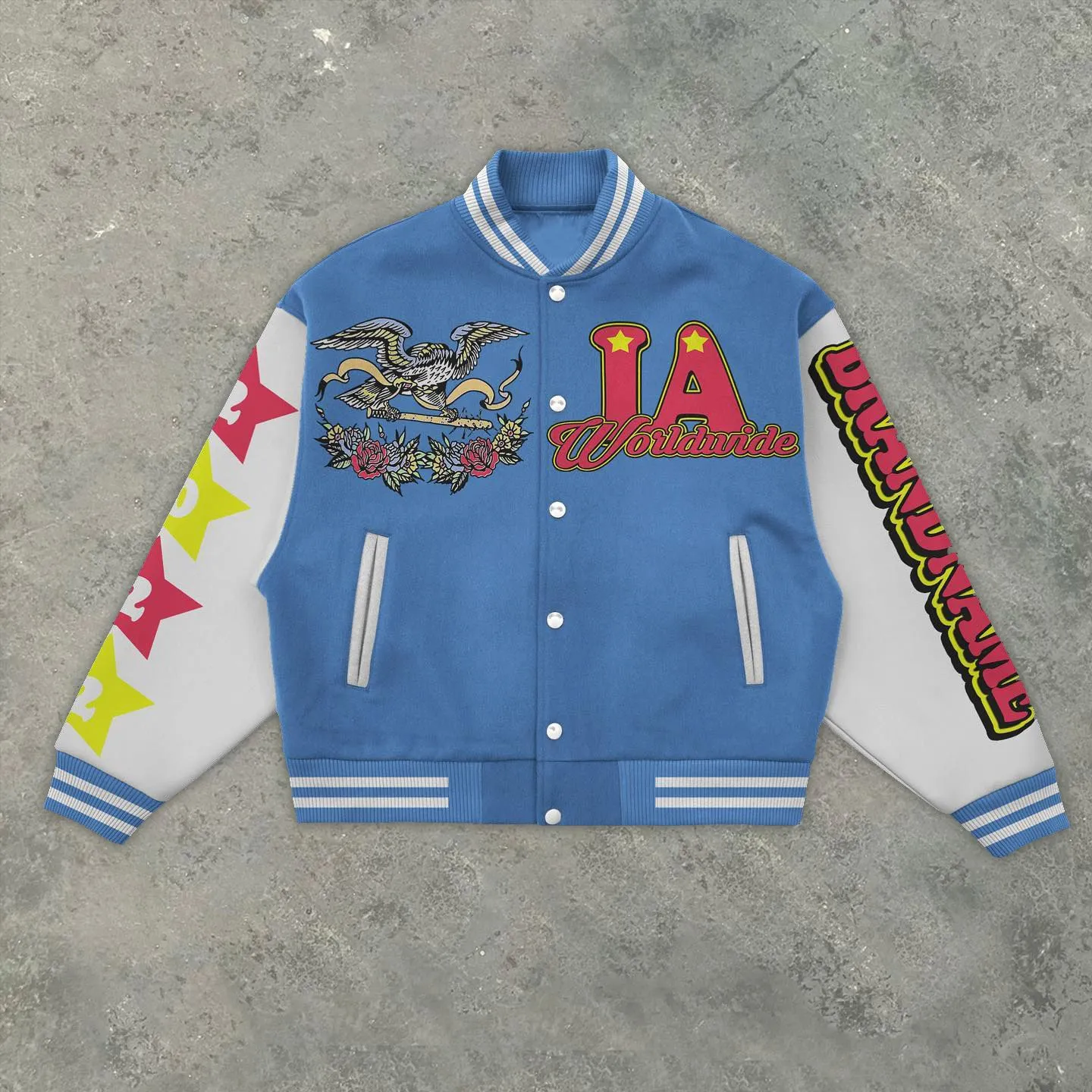 New Y2K European American Vintage Pattern 3D Printed Jacket And Coat Men Street Hip Hop Loose Joker Baseball Uniform_voghion.com
