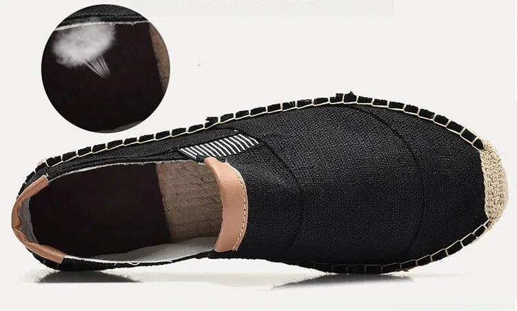 Atmungsaktive Freizeitschuhe aus Segeltuch für Herren im chinesischen Stil, weiche Slip-On-Espadrilles für Herren, Halbschuhe 240611_voghion.com