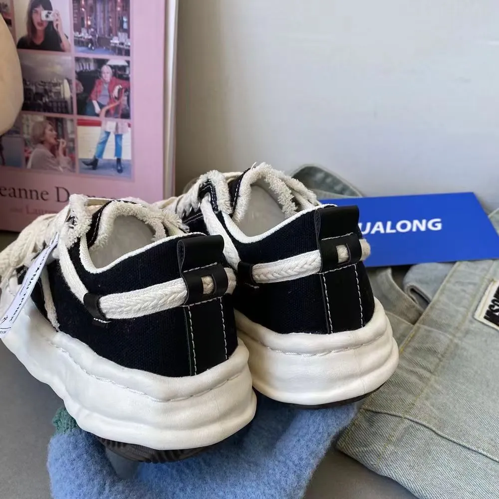 Canvas Dissoed Sole Fashionable Trendy Street Photography Niche Versatile Board Comfortable And Casual Shoes_voghion.com