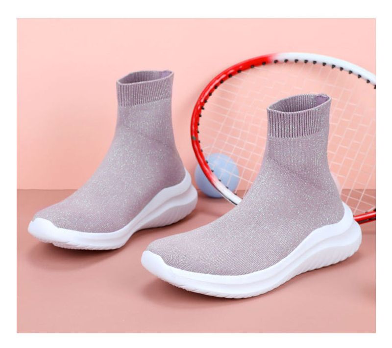 Calzini leggeri in maglia di grandi dimensioni per coppie, scarpe sportive in rete traspirante, alla moda e alla moda per uomo e donna_voghion.com