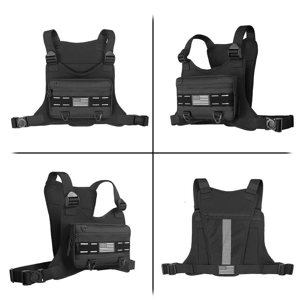 Borsa sportiva per uomo, zaino tattico per pistola, marsupio pettorale antifurto regolabile, marsupio da corsa traspirante_voghion.com