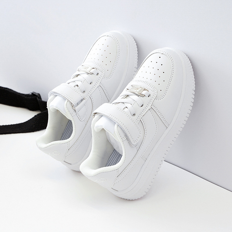 Scarpe casual per bambini, scarpe bianche per studenti, scarpe nuove per ragazzi primavera 2024, scarpe da ginnastica per ragazze, versatili_voghion.com