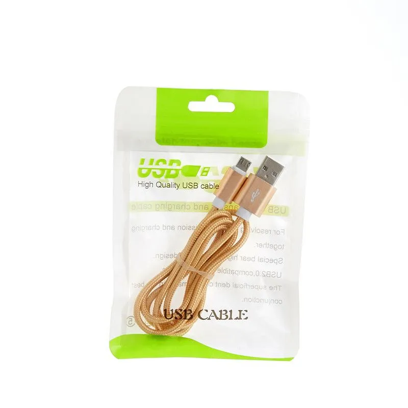 Suitable For Samsung S8 S10 S11 Note 10 Htc Android Mobile Phone High-speed Type C Data USB Micro Fast Adapter Nylon_voghion.com