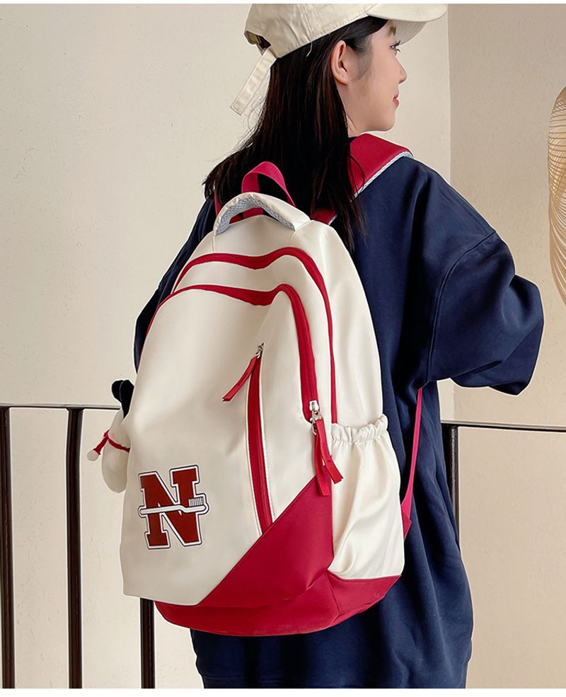 Mochila masculina e feminina de grande capacidade, à prova d'água, resistente ao desgaste, bolsa de viagem para curta distância ao ar livre, simples e_voghion.com