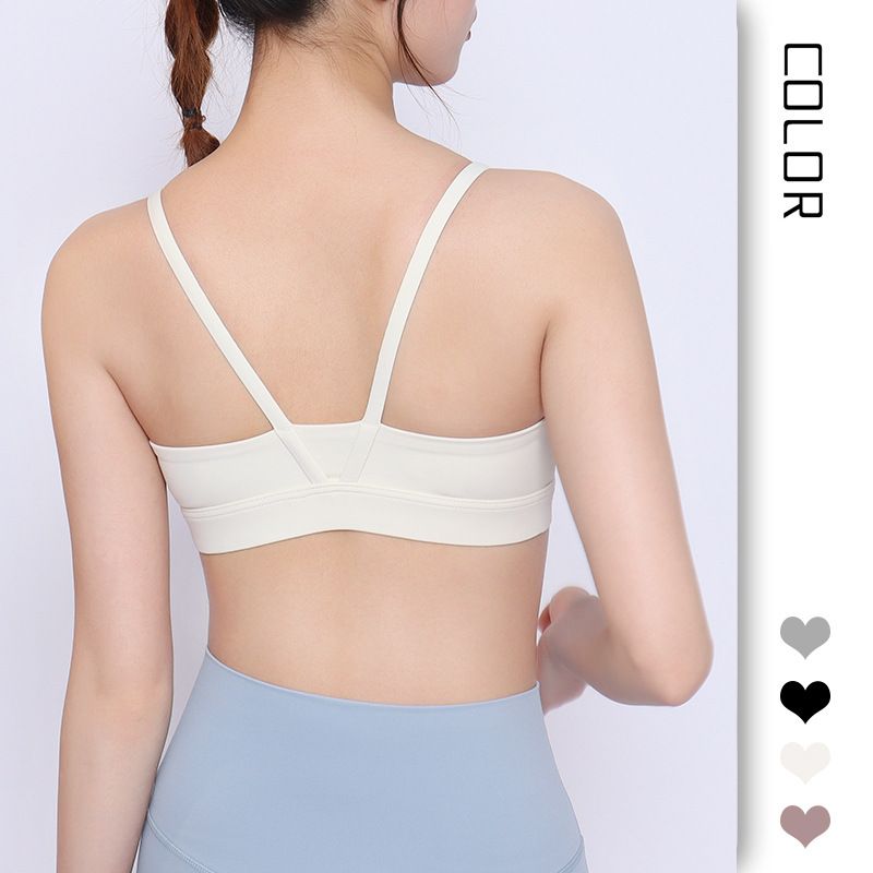 2024 New Summer Yoga Sports For Women With Beautiful Backs And External Wearing Dance Fiess Shockproof Gathering_voghion.com