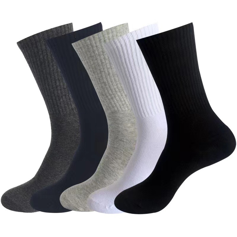 Port ock da corsa da uomo autunno inverno alto in vitello elastico da uomo e da donna, tinta unita di grandi dimensioni, lunghezza media_voghion.com