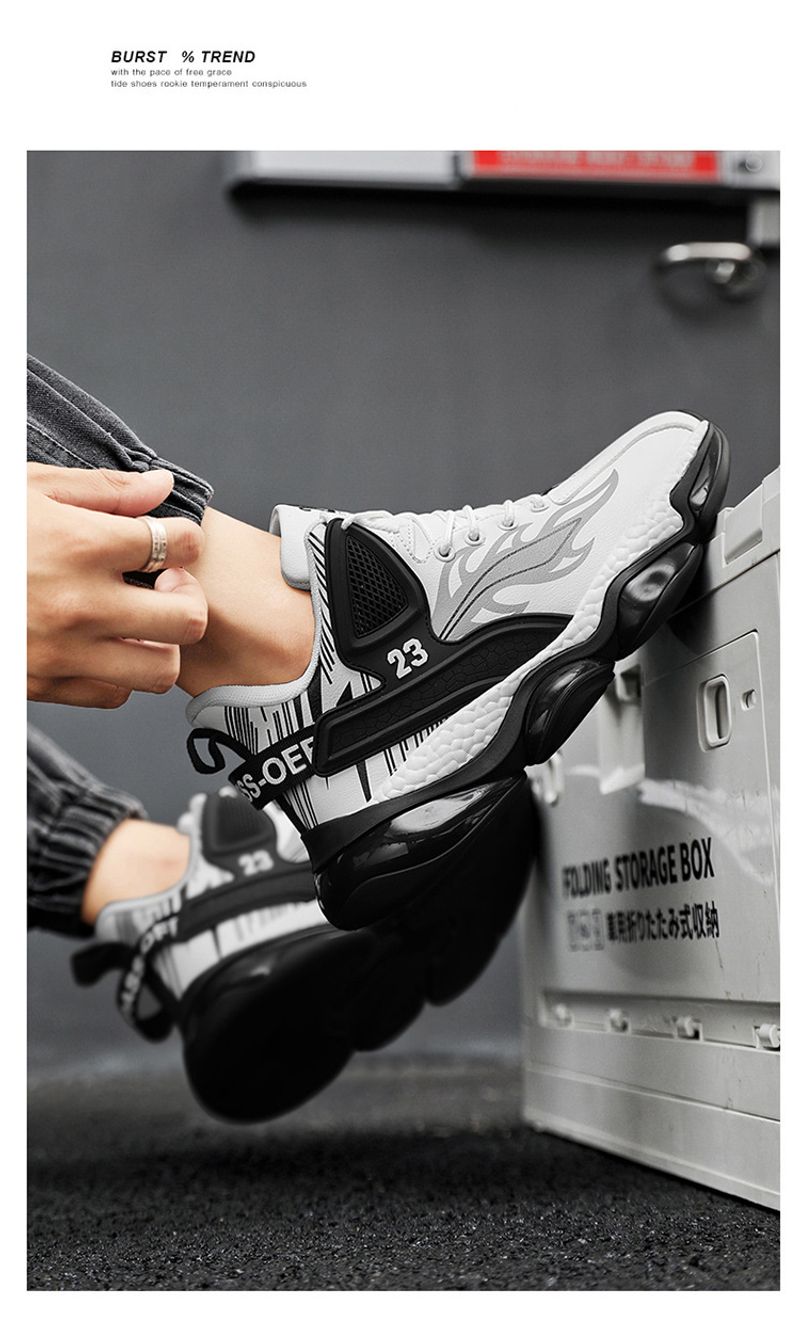High top sneakers van leer voor heren en dames schoenen_voghion.com