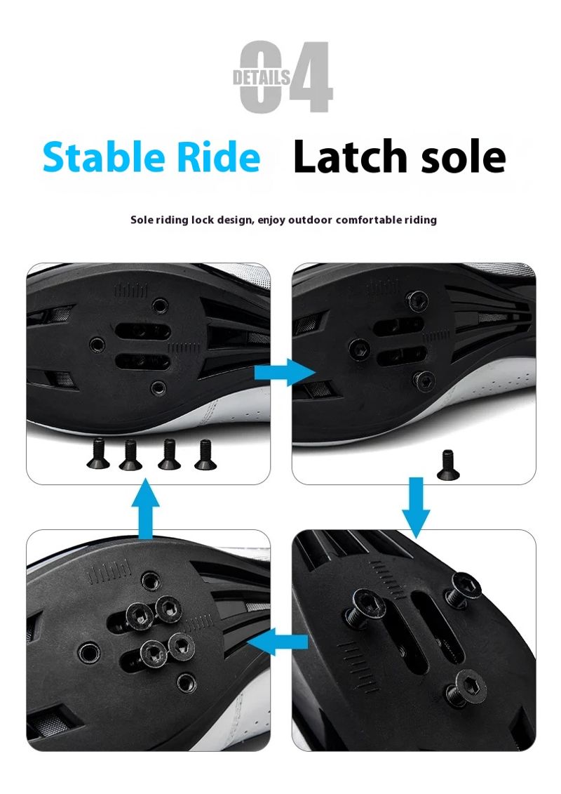 Cost performance Men's ultra light self-locking professional flat shoes, optional D-pedal, road bike compeon_voghion.com