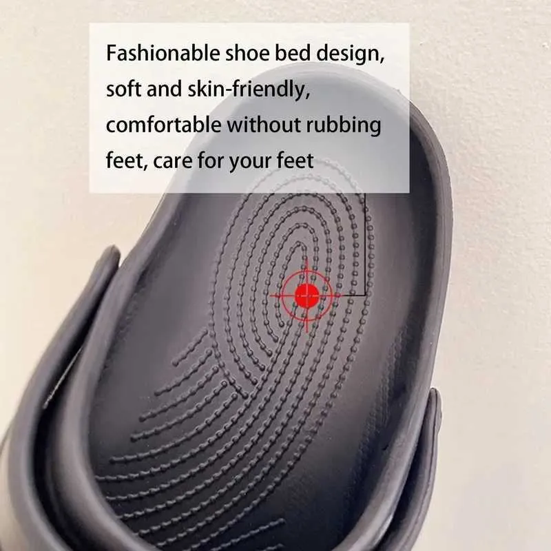 Módní nepromokavé pantofle pro ženy, letní venkovní pantofle, měkká podrážka, zahradní boty, vnitřní kojící dřeváky, sandály S60711_voghion.com