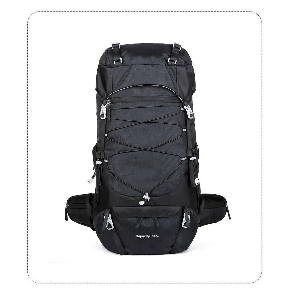 Sac à dos WESTTUNE 50L Hiki avec housse de pluie Sac d'alpinisme multifonctionnel Sac à dos d'extérieur pour voyage Trekki_voghion.com