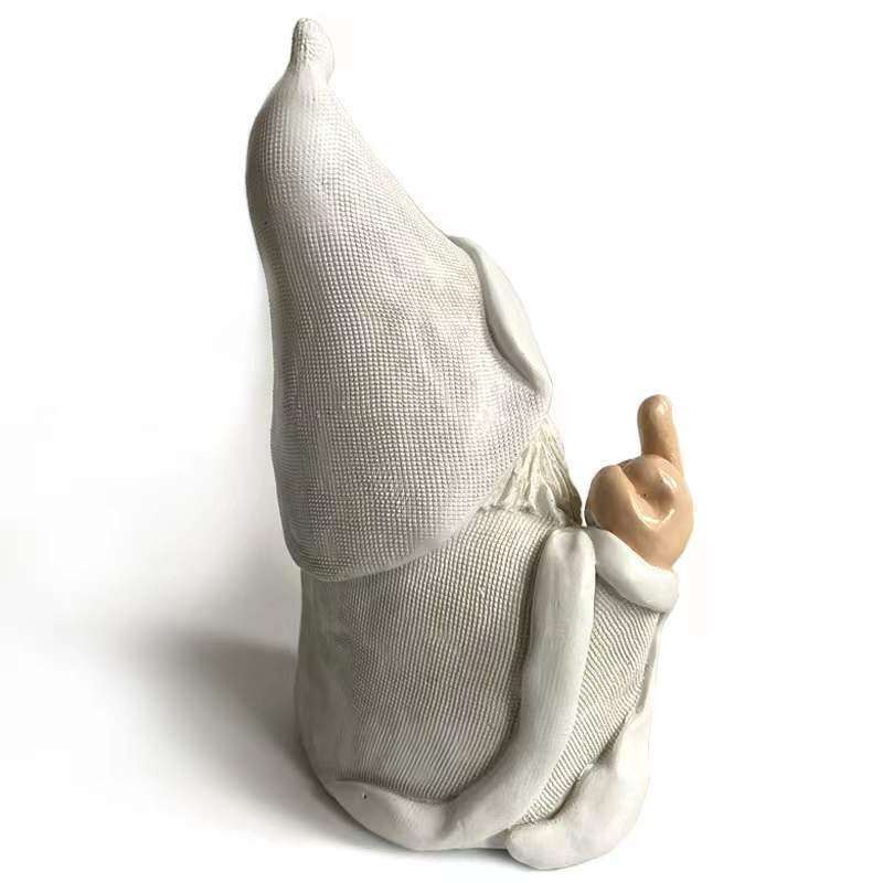 Ny ornamenthage røyking harpiks håndverk dverg sett statue hvit skjeggete gammel mann_voghion.com
