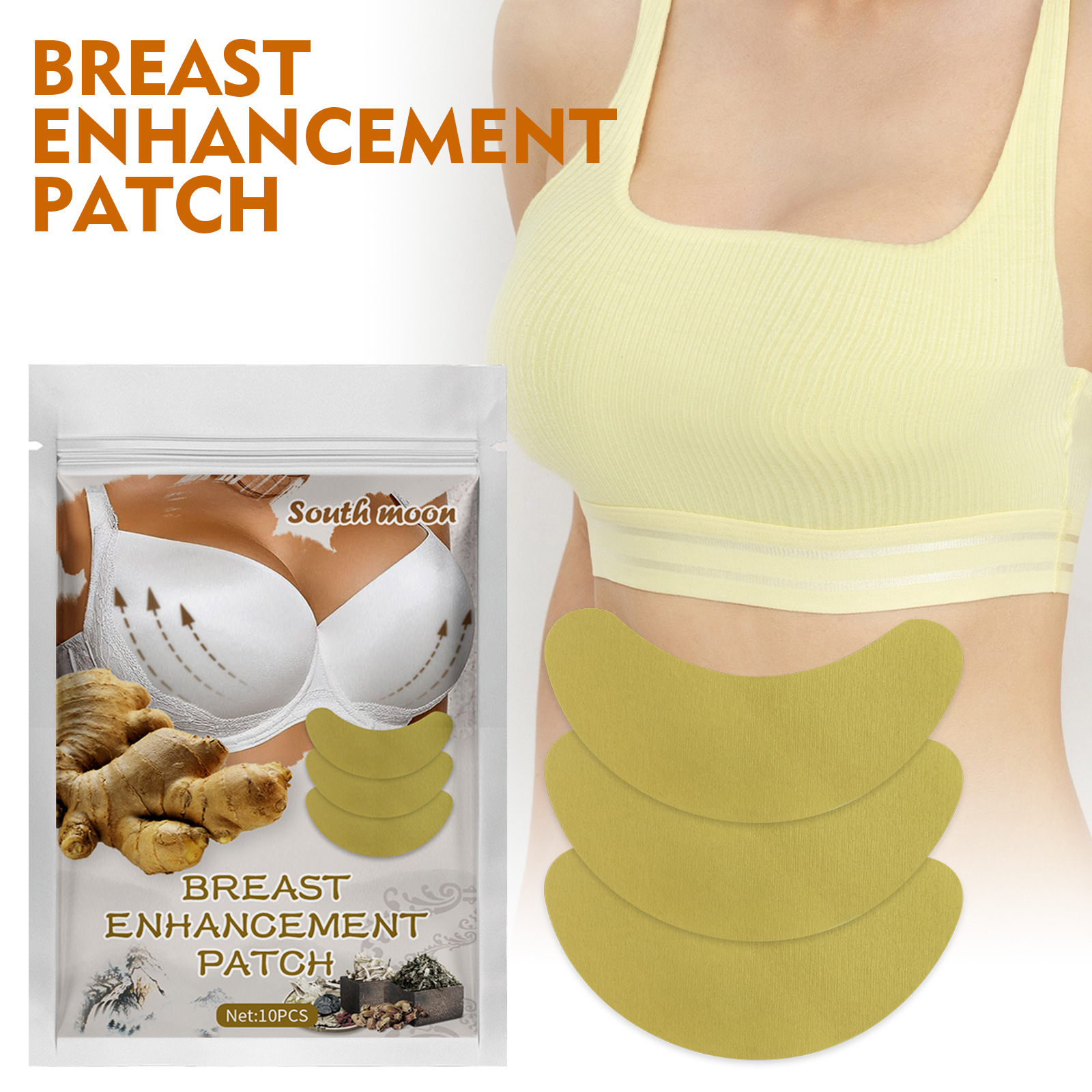 Boutique de soins de beauté et Patch de soin riche, raffermissant et complet au gingembre pour le sein_voghion.com