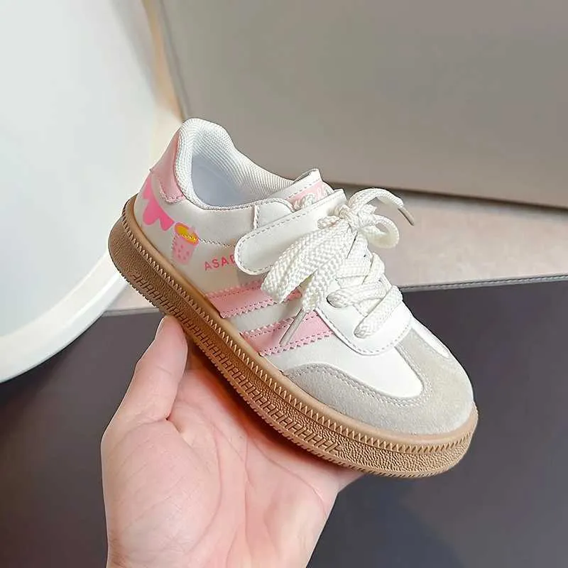 Athletic Outdoor Childrens Skate Girls White 2024 Spring New Fashion Boys Canvas Kids Sports Shoes Unisex Casual_voghion.com