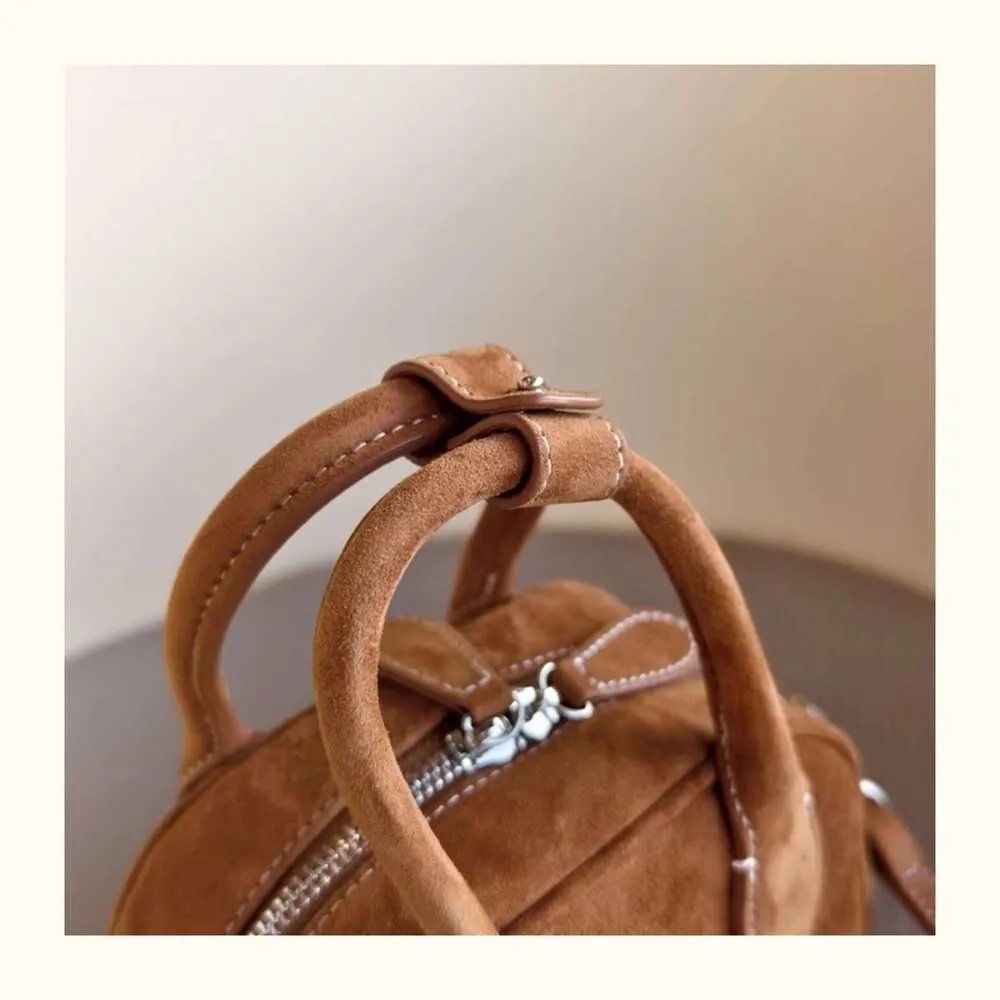 Sac à bandoulière rétro tendance en cuir véritable et daim pour femme_voghion.com
