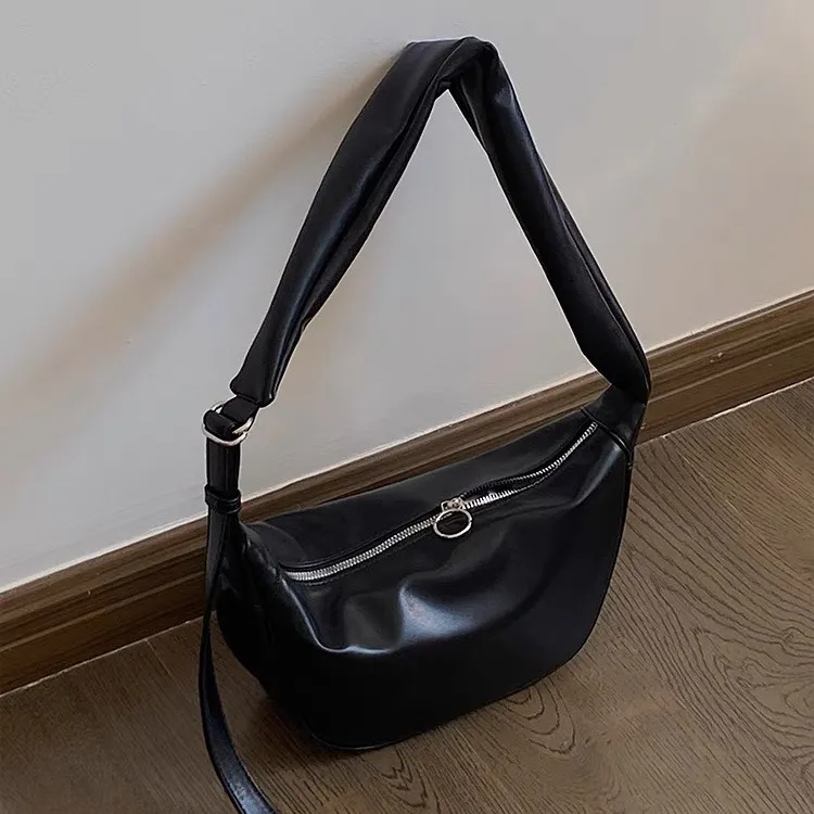 Borsa a tracolla nuova e di nicchia, da donna, con tracolla a forma di gnocco, spedizione gratuita_voghion.com