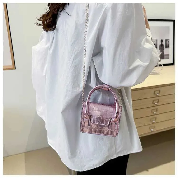 Naiste Mood Mini Crossbody kotid Täiskivist prinditud klapp vabaaja kett-õlakott Naistele Mitmekülgne Square Messenger_voghion.com