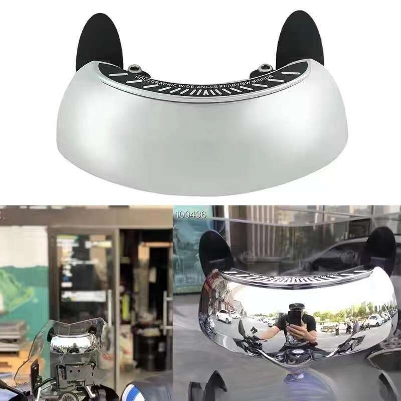 Accesorios de modificación de vehículos todoterreno para motocicletas: espejo retrovisor gran angular de 180 °, ángulo completo, sin puntos ciegos, ángulo grande_voghion.com