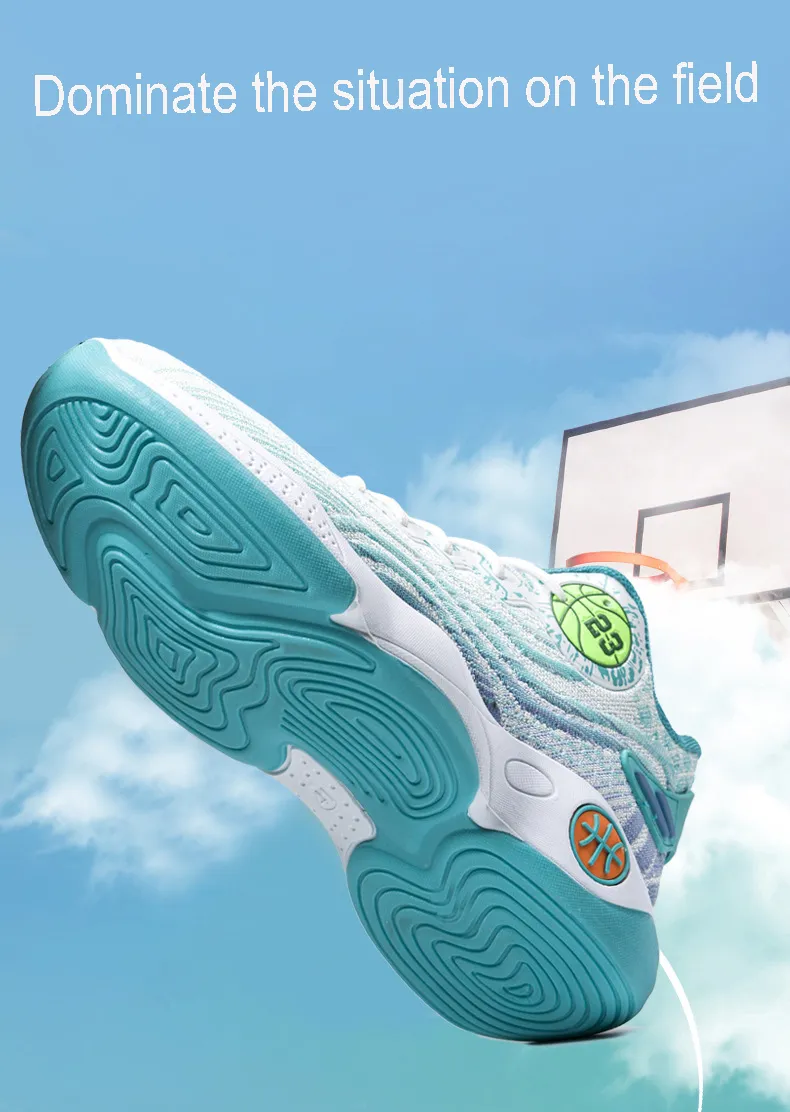 Men Sports Fashion Basketball Summer Anti Slip New Breathable And Durable Versatile Running Shoes Free Shipping Lhshoe_voghion.com