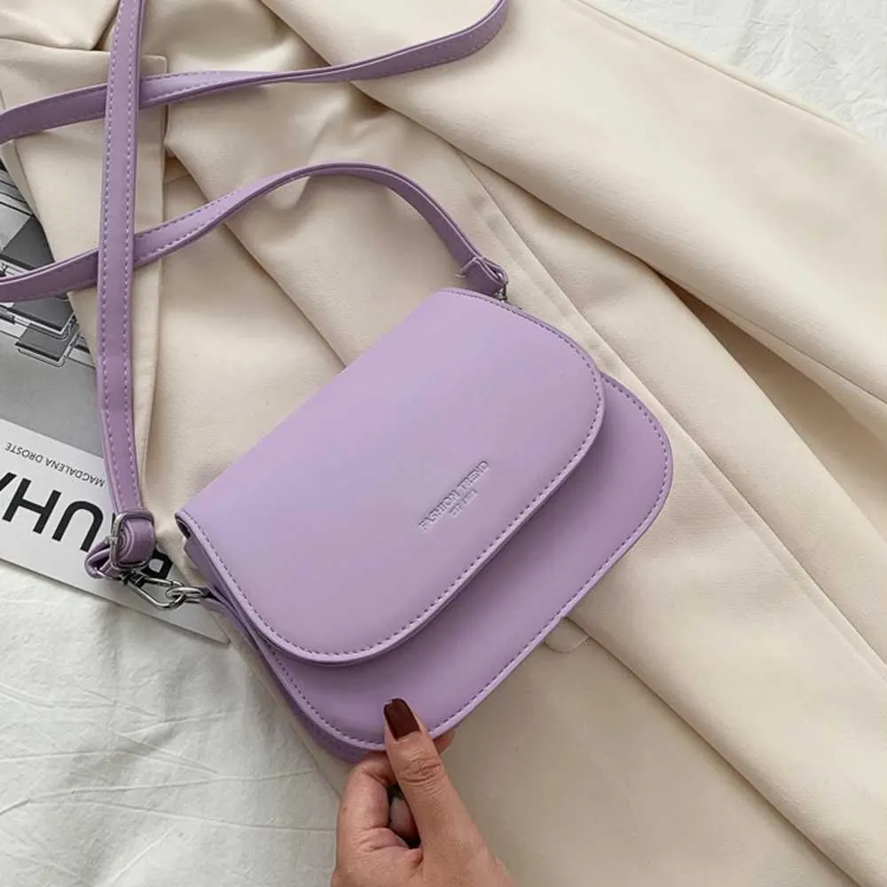 PU kožená dámská taška přes rameno módní jednobarevná mini temperamentní klopová kabelka elegantní dámská crossbody taška psaníčko_voghion.com