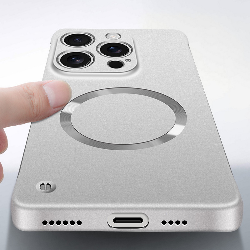 Phone Case For IPhone 17 16 15 14 Pro Max 13 Ultra-Thin Mag Safe Frameless Cover_voghion.com