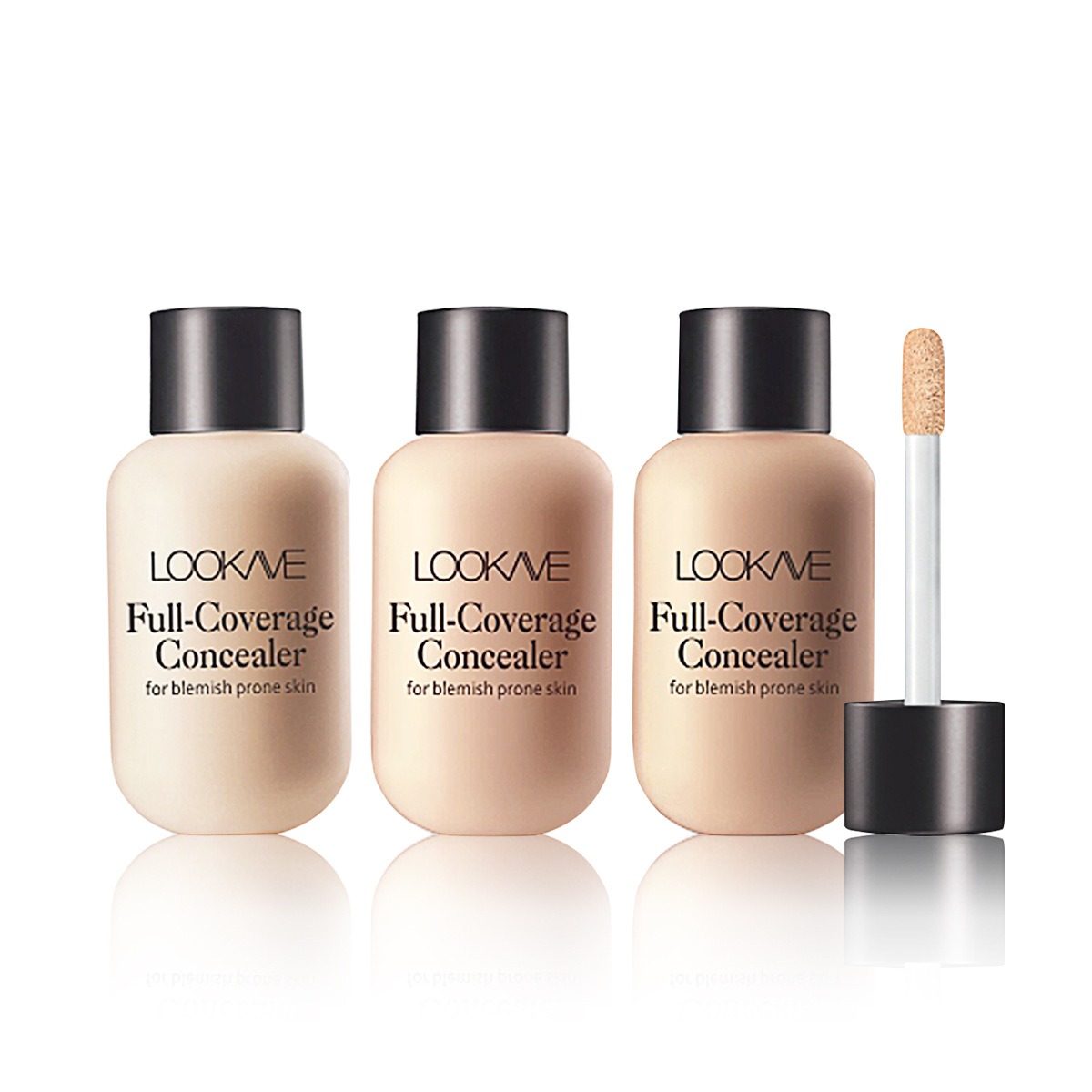 Matte Liquid Concealer Foundation Cream Makeup Waterproof Lasting Full Coverage Acne Spot Scars Dark Circles Face Base_voghion.com