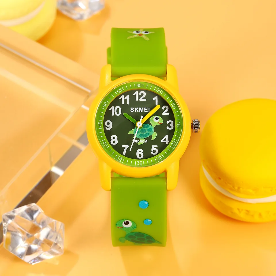 Waterproof Childrens Quartz Watch With Multicolour Sports Strap_voghion.com