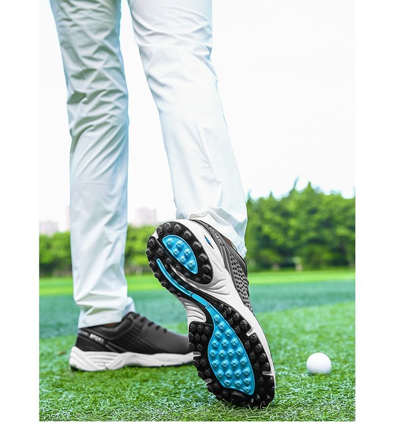 Letnie wygodne nowe trampki męskie młodzieżowe Strolg golfowe casualowe buty sportowe na świeżym powietrzu trendy_voghion.com