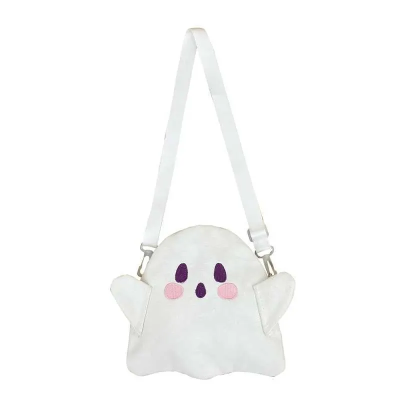 Herbst und Winter Neue süße Plüsch Spooky Ghost Halloween Geschenk Damen Tasche Schulter Crossbody Ba241022_voghion.com