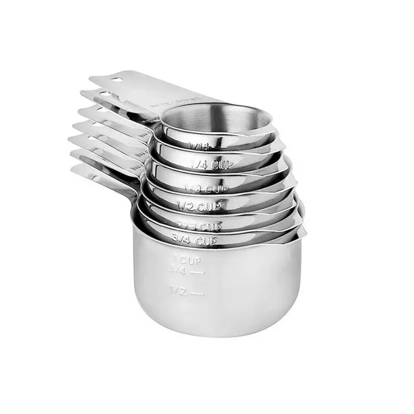 Edelstahl Messbecher 7-teiliges Set Zum Backen Und Kochen_voghion.com