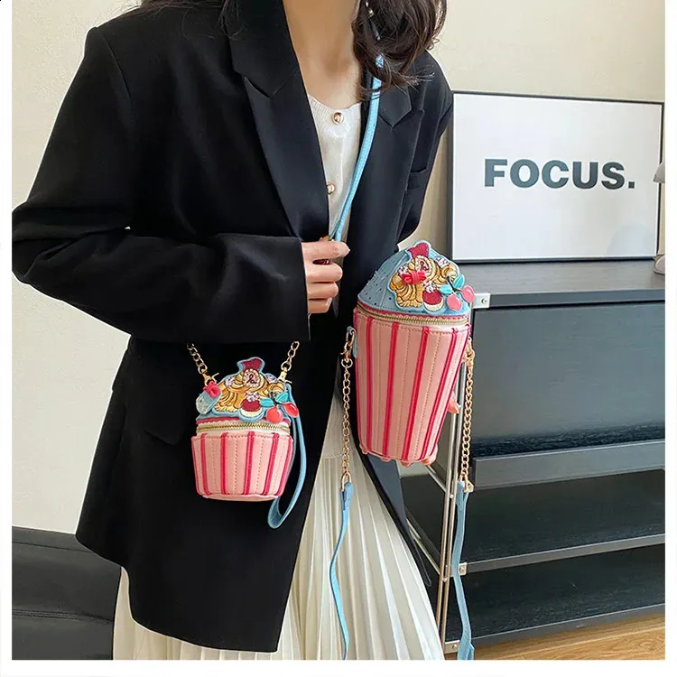 Borsa a tracolla a forma di gelato borsa donna chic e trendy_voghion.com