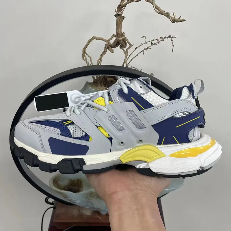 Designer Triple-S Track 3.0 Casual Sneakers Nero Bianco Verde Trasparente Azoto Cristallo Suola 17FW Scarpe da Corsa_voghion.com