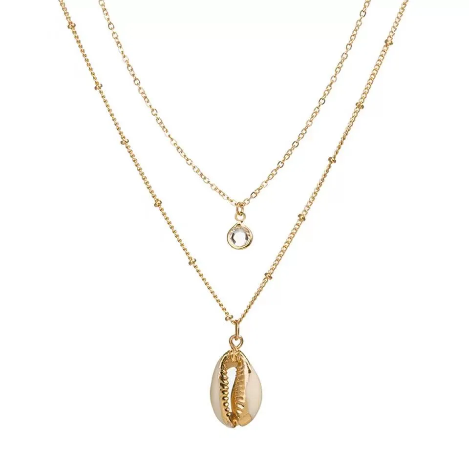 Chaînes 2022 Femmes à la mode Chaîne multicouche Port quotidien Perle de haute qualité Échantillon gratuit Bijoux_voghion.com