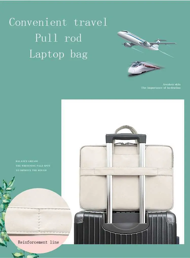Sleeve 13.3 14 15.6 Inch Notebook Bag For book Air Pro 13 16 Case Waterproof Carry Laptop Book Funda Cover Handba24111_voghion.com