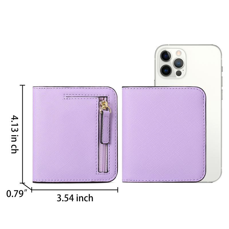 Neue ultradünne Damen-Kurzbrieftasche mit mehreren Funktionen, koreanische Version der einfachen PU-Münze_voghion.com