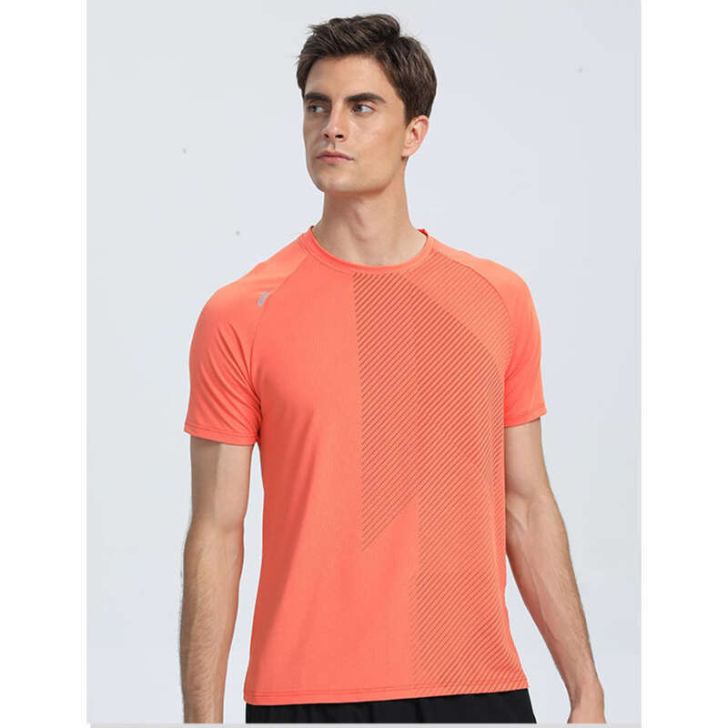 Sports Quick Drying Sweat Absorbing And Breathable Running Elastic Fitness Clothes, Outdoor Hiking Loose Top, Short_voghion.com
