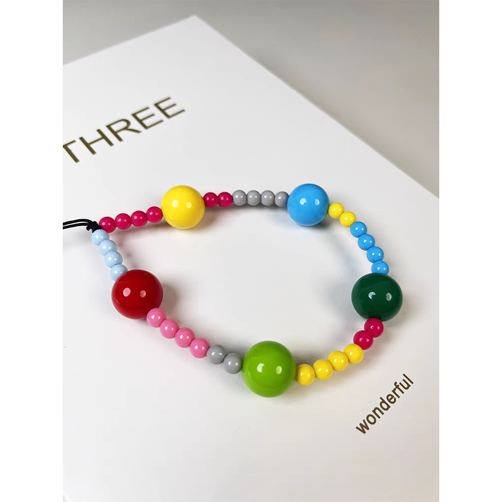 Kreatives buntes Perlenarmband, Telefonanhänger SJZJ_voghion.com