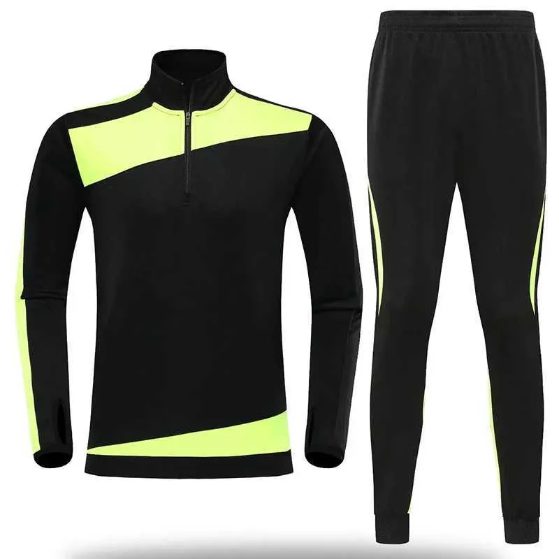 Soccer Tracksuit For Mens Kids Football Training Uniform Spring Sports Clothing Boys Long Sleeve Sportswear Can Custom_voghion.com
