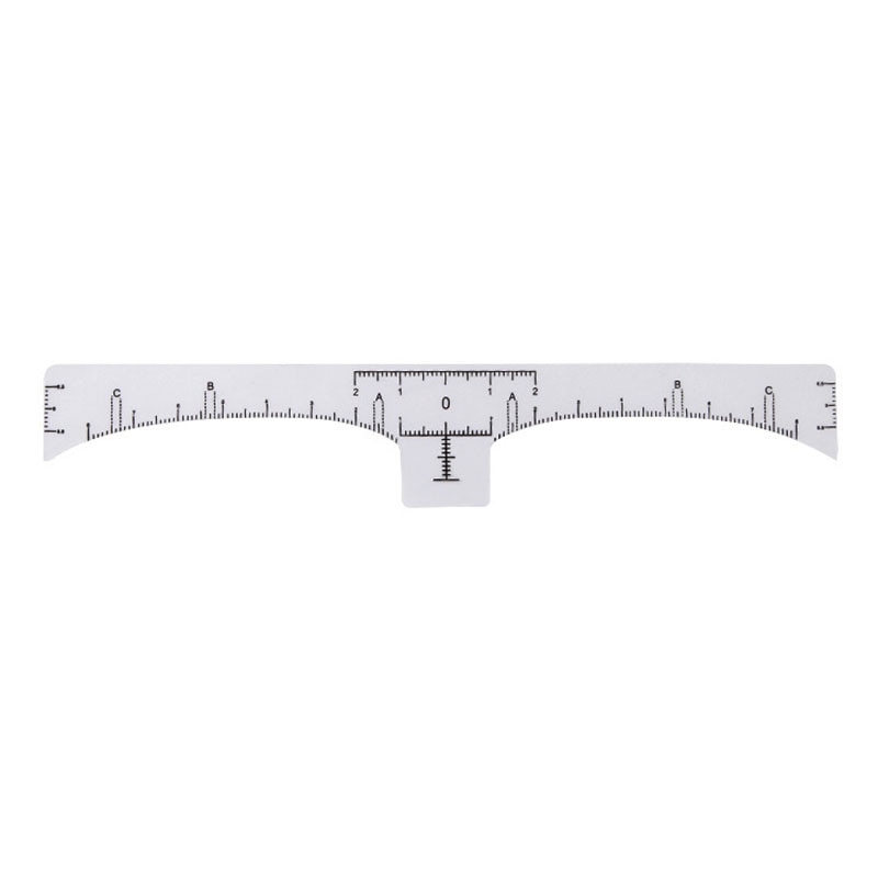 Disposable 50pcs-Lot Eyebrow Ruler Sticker Adhesive Microblading Guide Permanent Makeup Tool_voghion.com