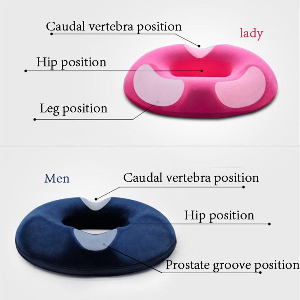 1 pz. Cuscino a ciambella per emorroidi, cuscino per sedile, coccige, ortopedico, medico, sedia per prostata, in memory foam_voghion.com