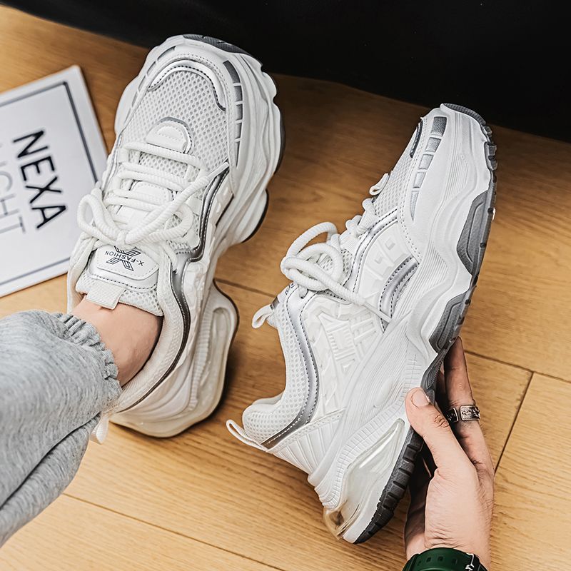 Daddy men 2024 autumn and winter new fashion ins thick sole increase casual sports shoes_voghion.com